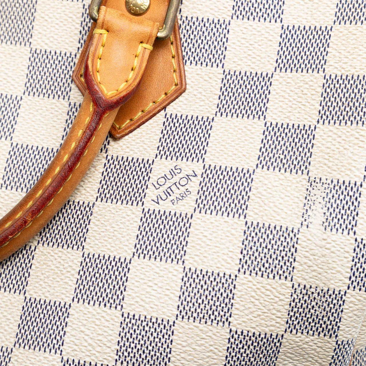 Louis Vuitton Damier Azur Speedy 30 Wit