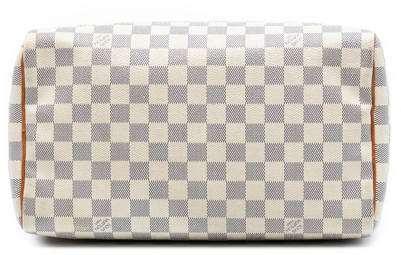 Louis Vuitton Damier Azur Speedy 30 Wit