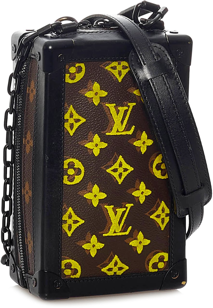 Louis Vuitton Monogram Tuffetage Vertical Soft Trunk Bruin