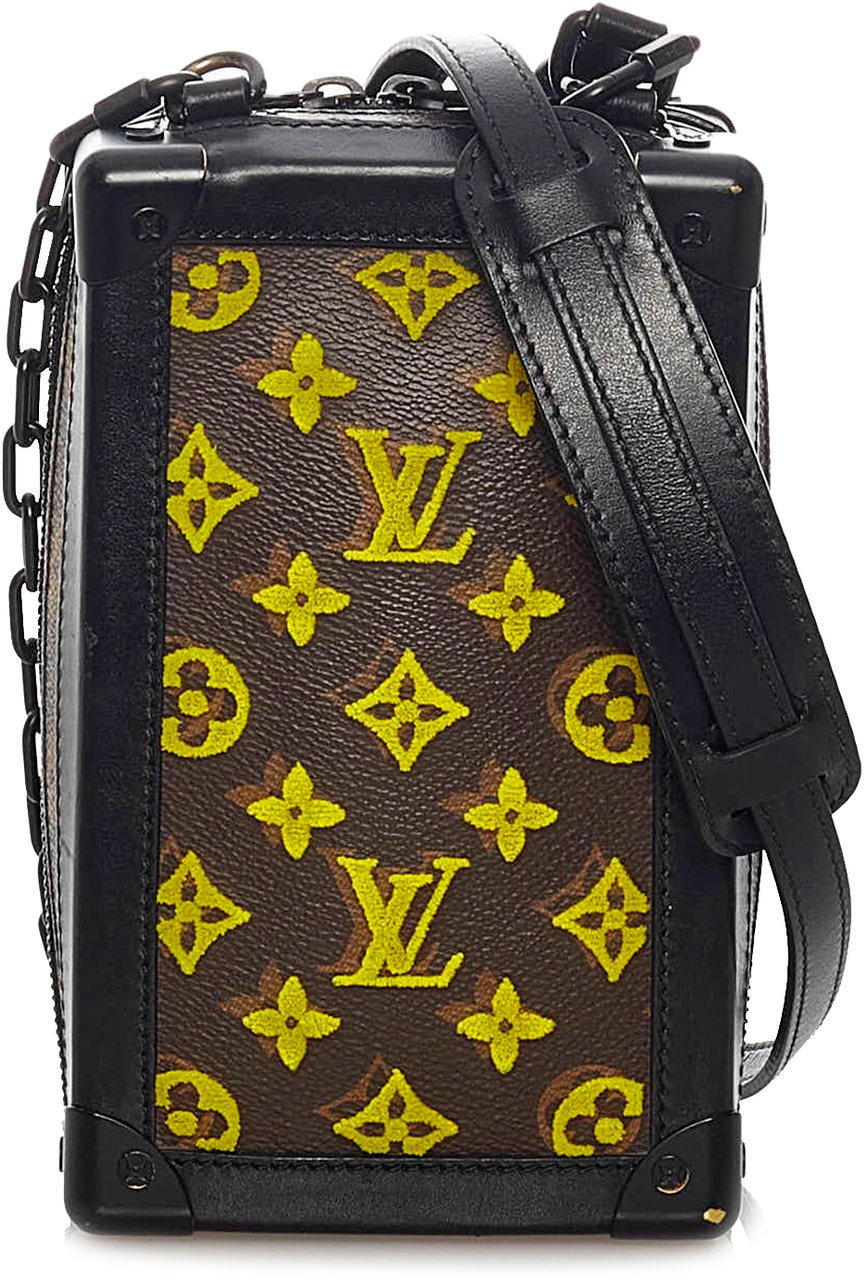 Louis Vuitton Monogram Tuffetage Vertical Soft Trunk Bruin