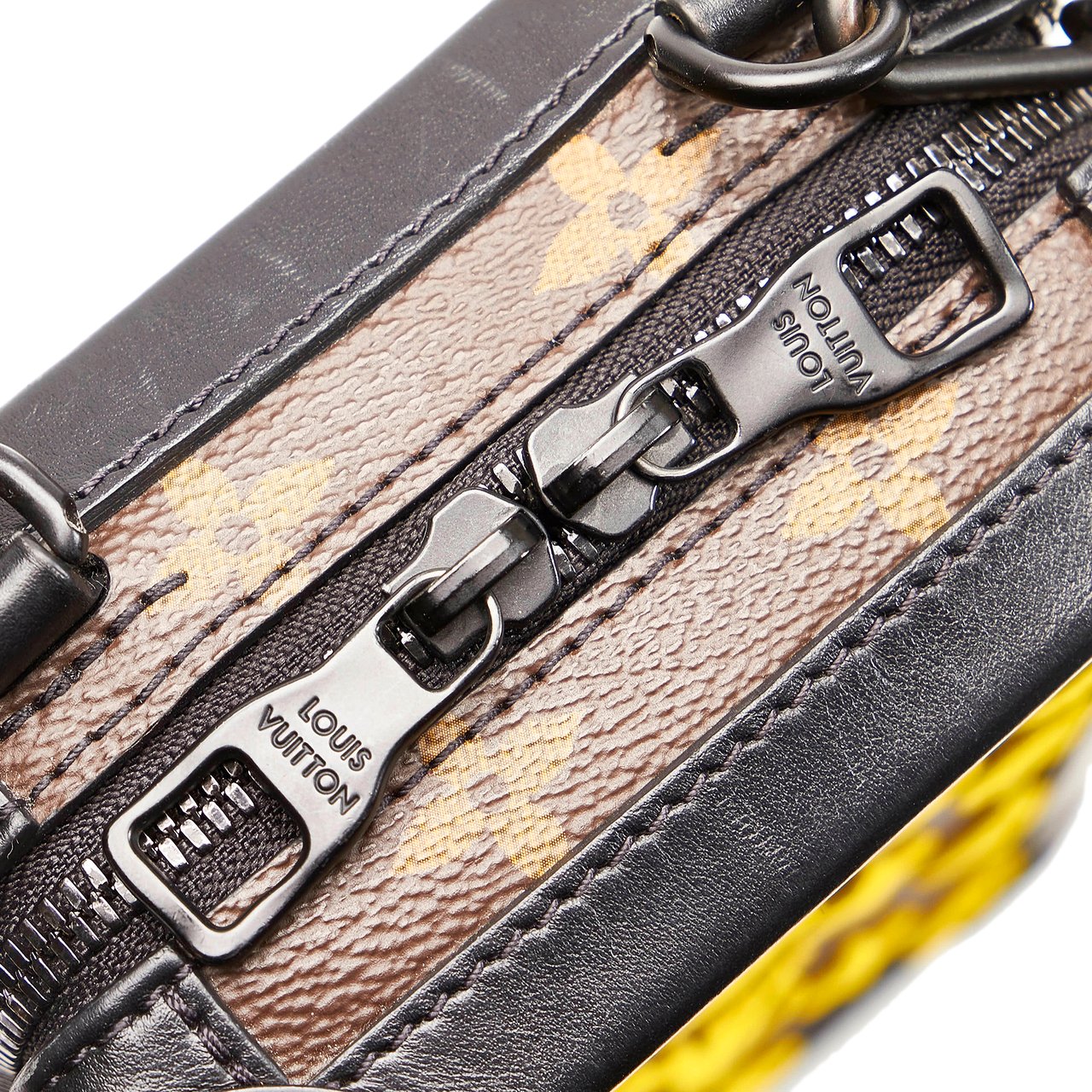 Louis Vuitton Monogram Tuffetage Vertical Soft Trunk Bruin