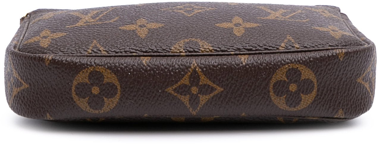 Louis Vuitton Monogram Mini Pochette Accessoires Bruin