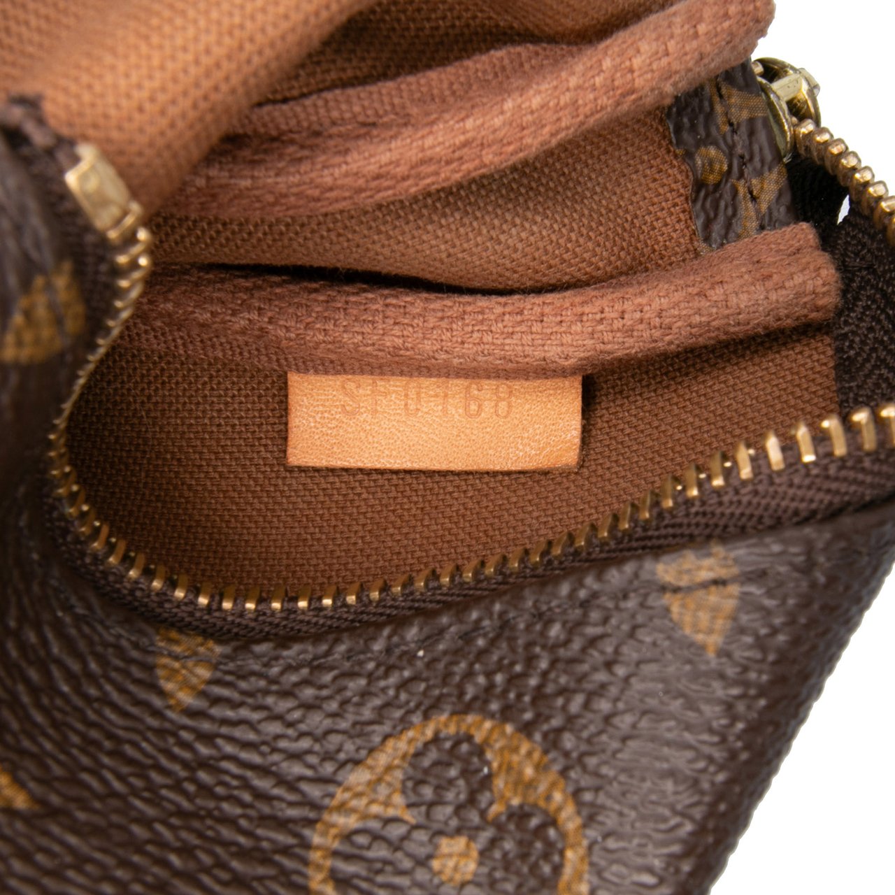 Louis Vuitton Monogram Mini Pochette Accessoires Bruin