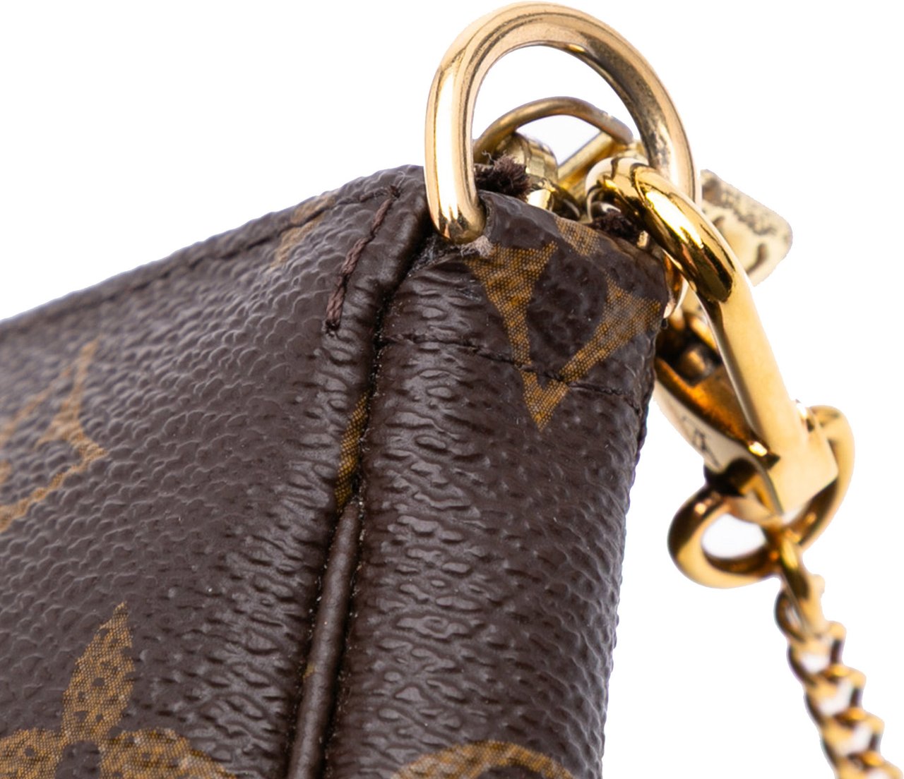 Louis Vuitton Monogram Mini Pochette Accessoires Bruin