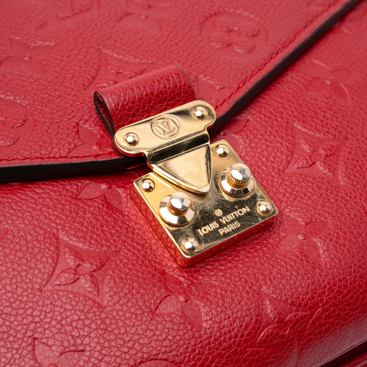 Louis Vuitton Monogram Empreinte Pochette Metis Rood