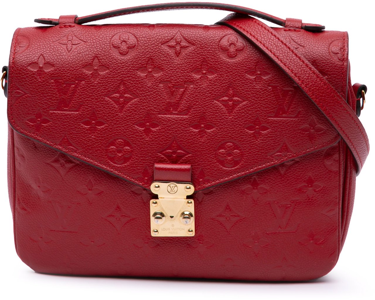 Louis Vuitton Monogram Empreinte Pochette Metis Rood