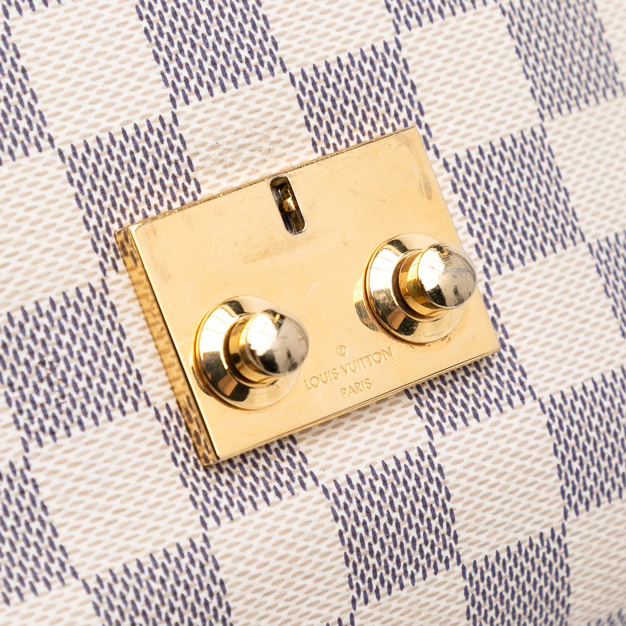 Louis Vuitton Damier Azur Croisette Wit