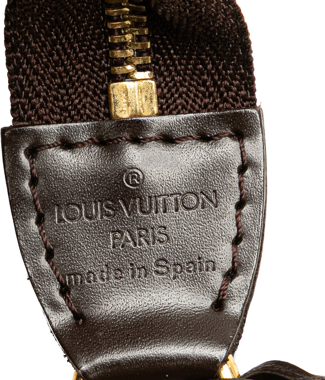 Louis Vuitton Damier Ebene Pochette Accessoires Bruin