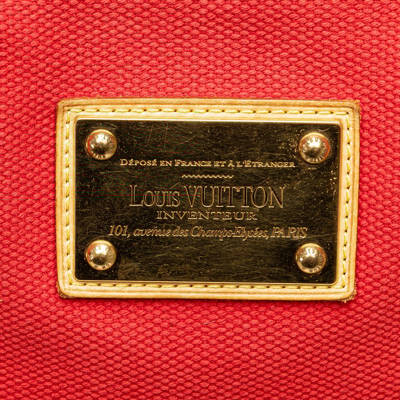 Louis Vuitton Antigua Cabas MM Rood