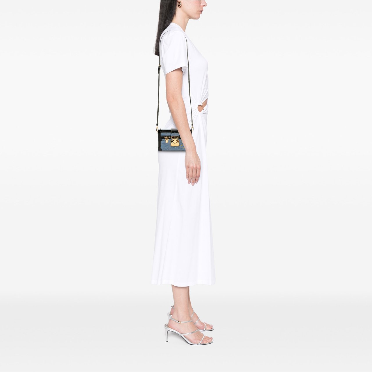 Louis Vuitton Epi Petit Malle Blauw