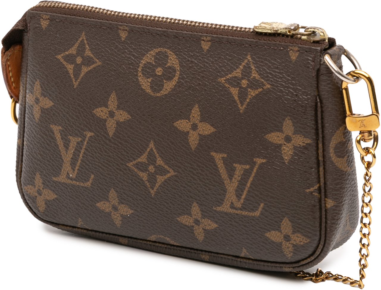 Louis Vuitton Monogram Mini Pochette Accessoires Bruin
