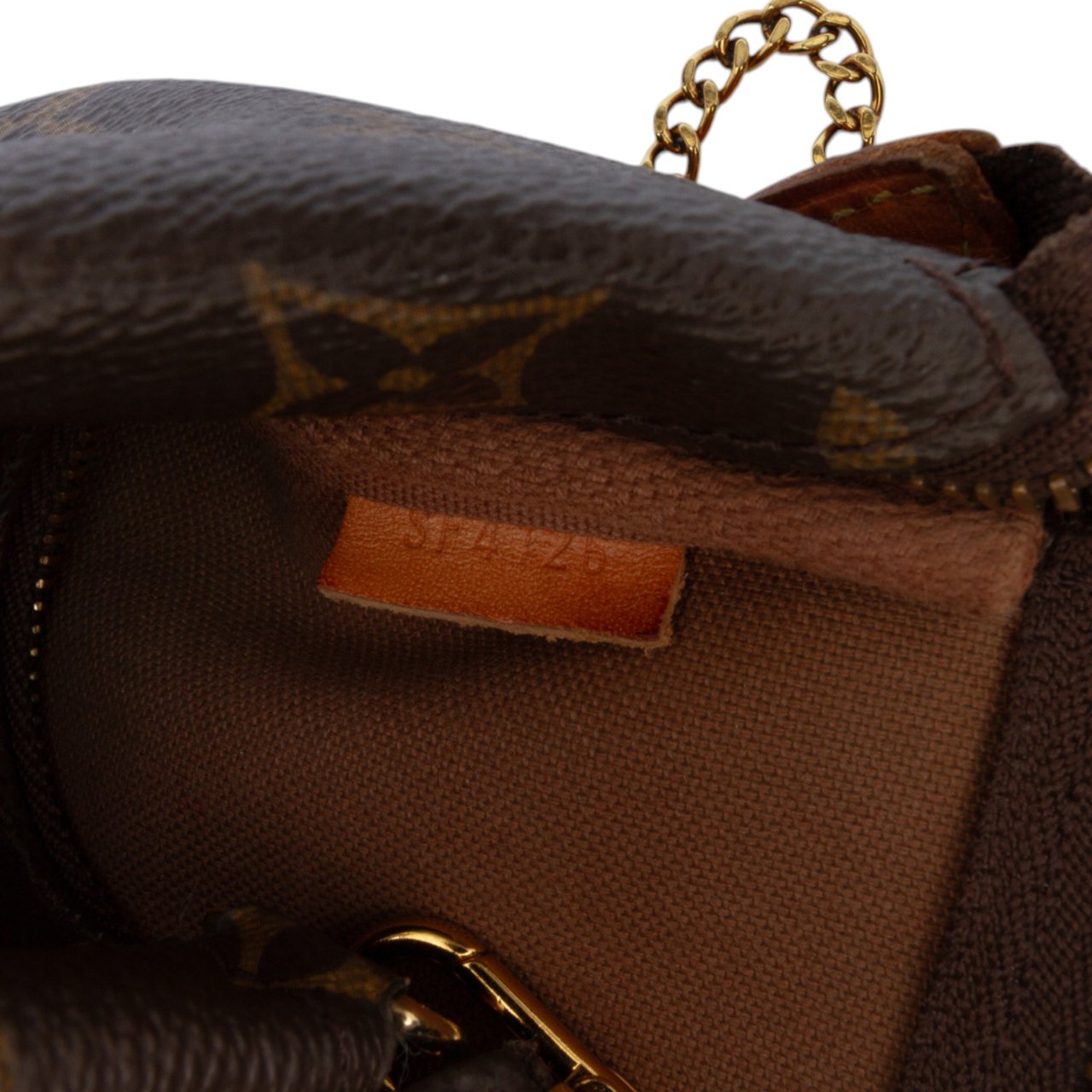 Louis Vuitton Monogram Mini Pochette Accessoires Bruin