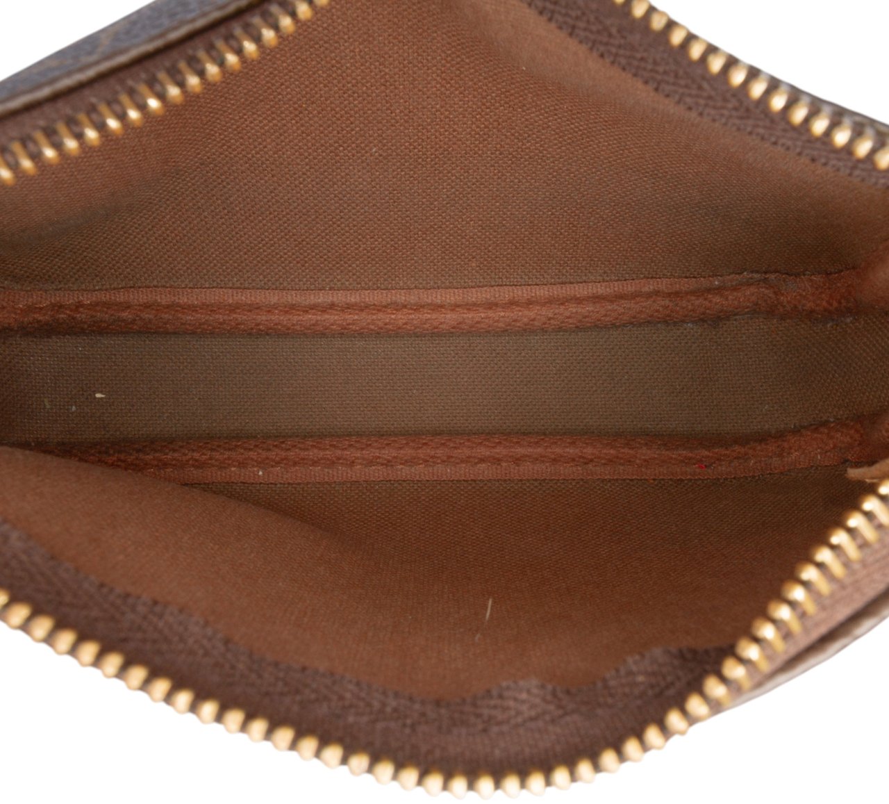 Louis Vuitton Monogram Mini Pochette Accessoires Bruin