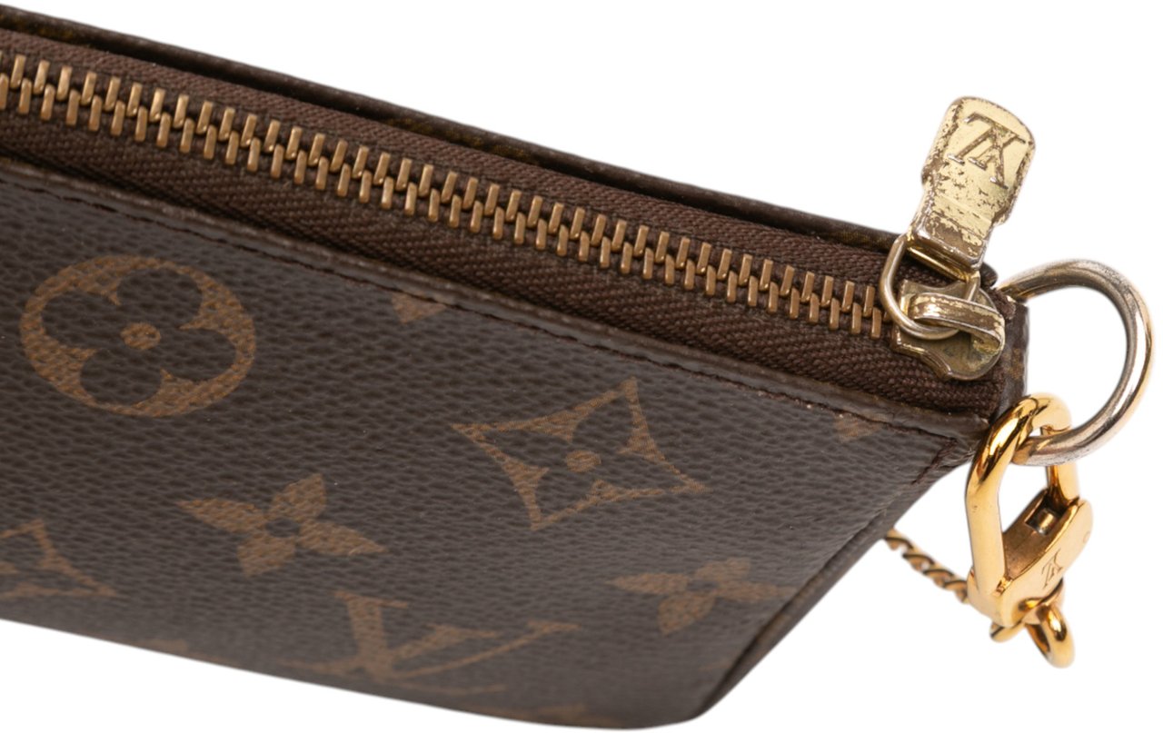Louis Vuitton Monogram Mini Pochette Accessoires Bruin