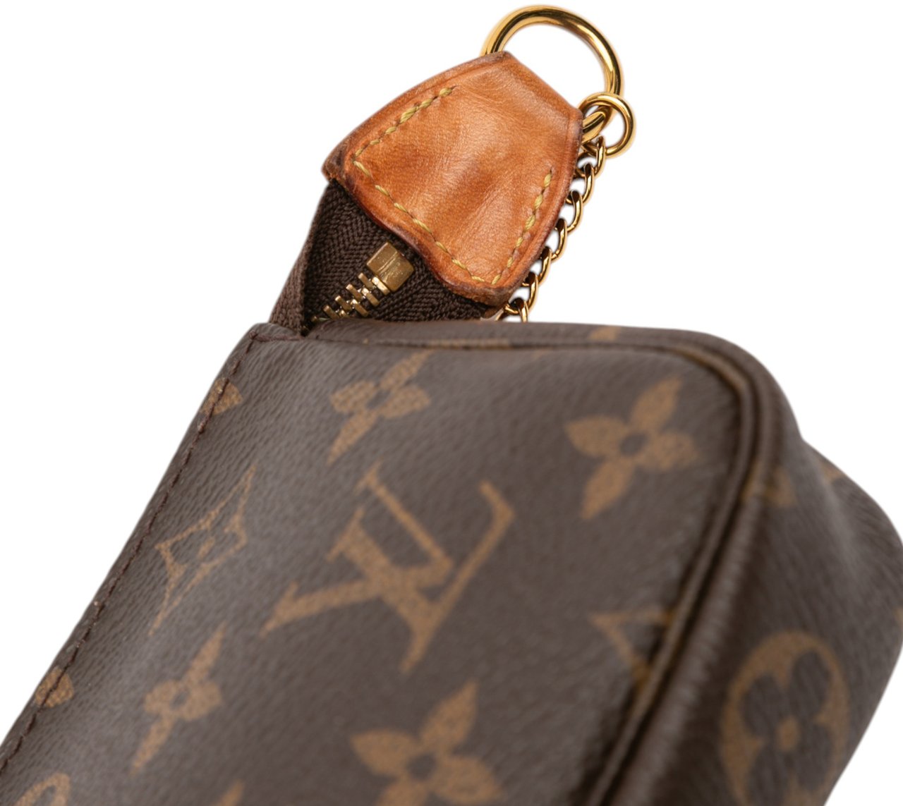 Louis Vuitton Monogram Mini Pochette Accessoires Bruin