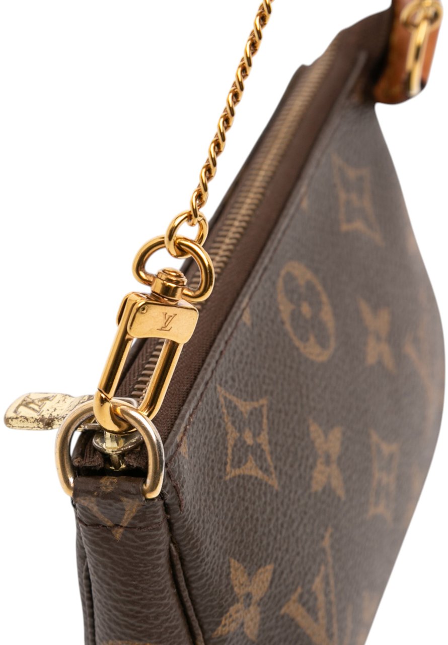 Louis Vuitton Monogram Mini Pochette Accessoires Bruin