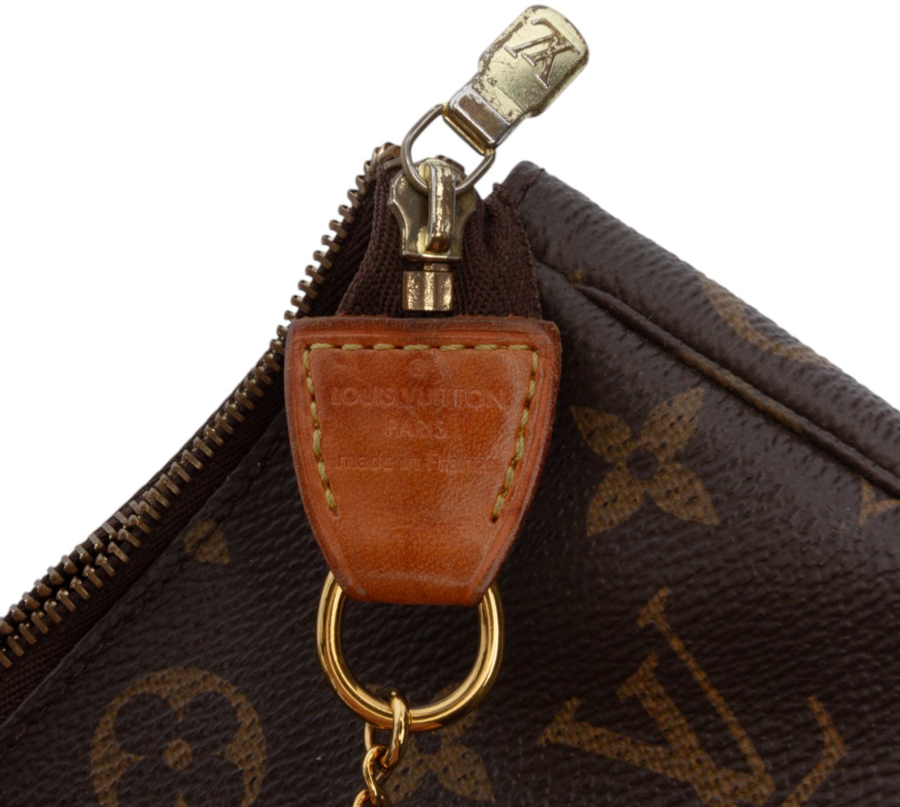 Louis Vuitton Monogram Mini Pochette Accessoires Bruin