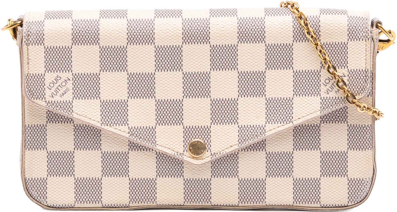 Louis Vuitton Damier Azur Pochette Felicie Wit