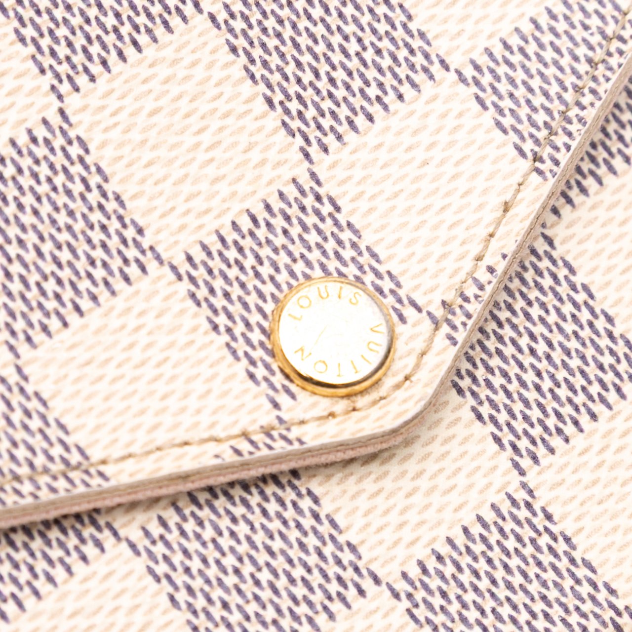 Louis Vuitton Damier Azur Pochette Felicie Wit