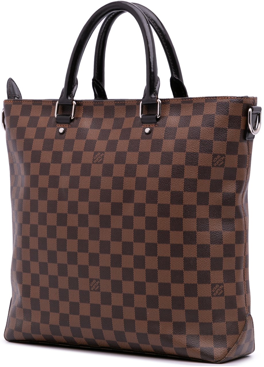 Louis Vuitton Damier Ebene Jake Tote Bruin