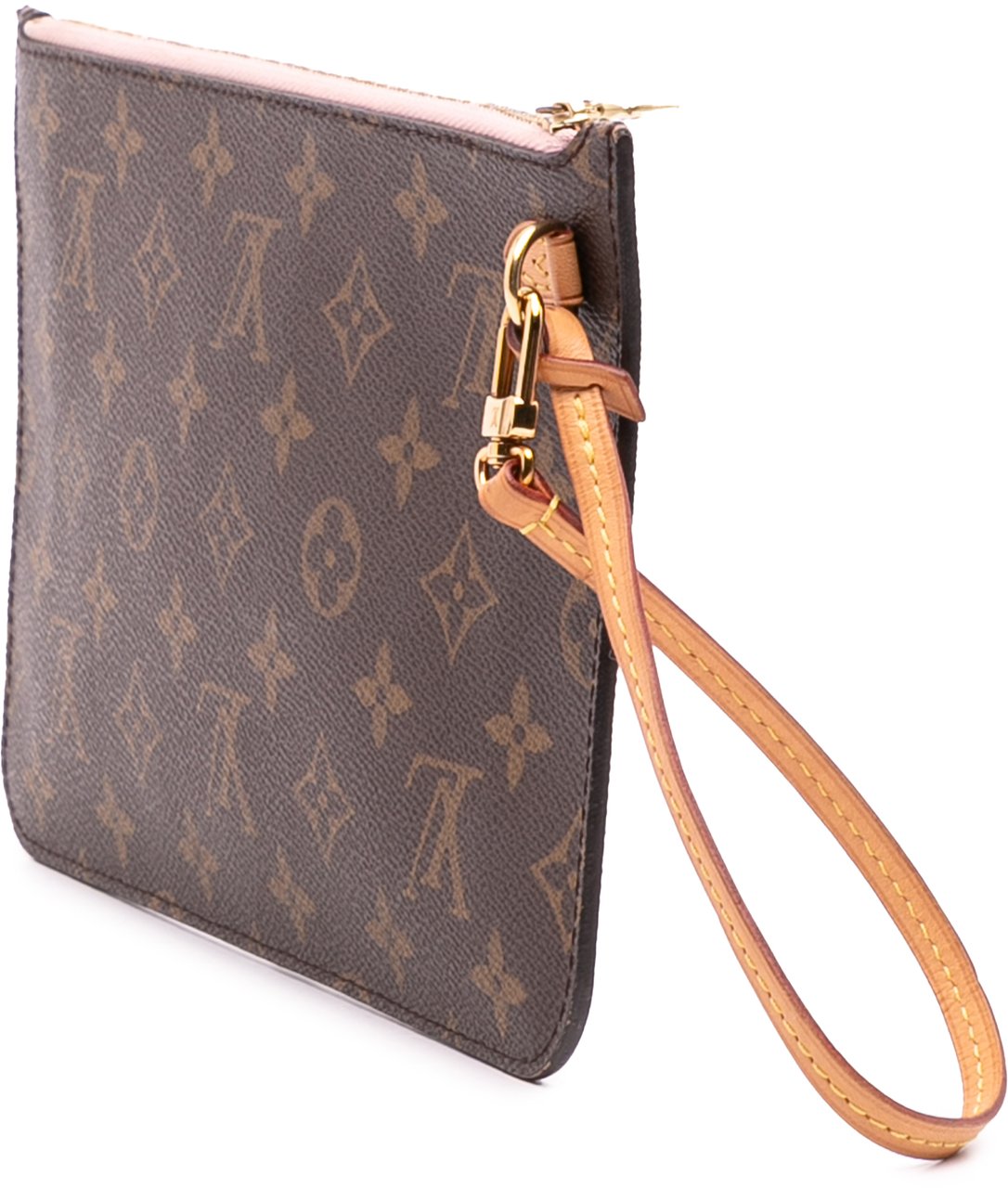 Louis Vuitton Monogram Neverfull Pochette Bruin