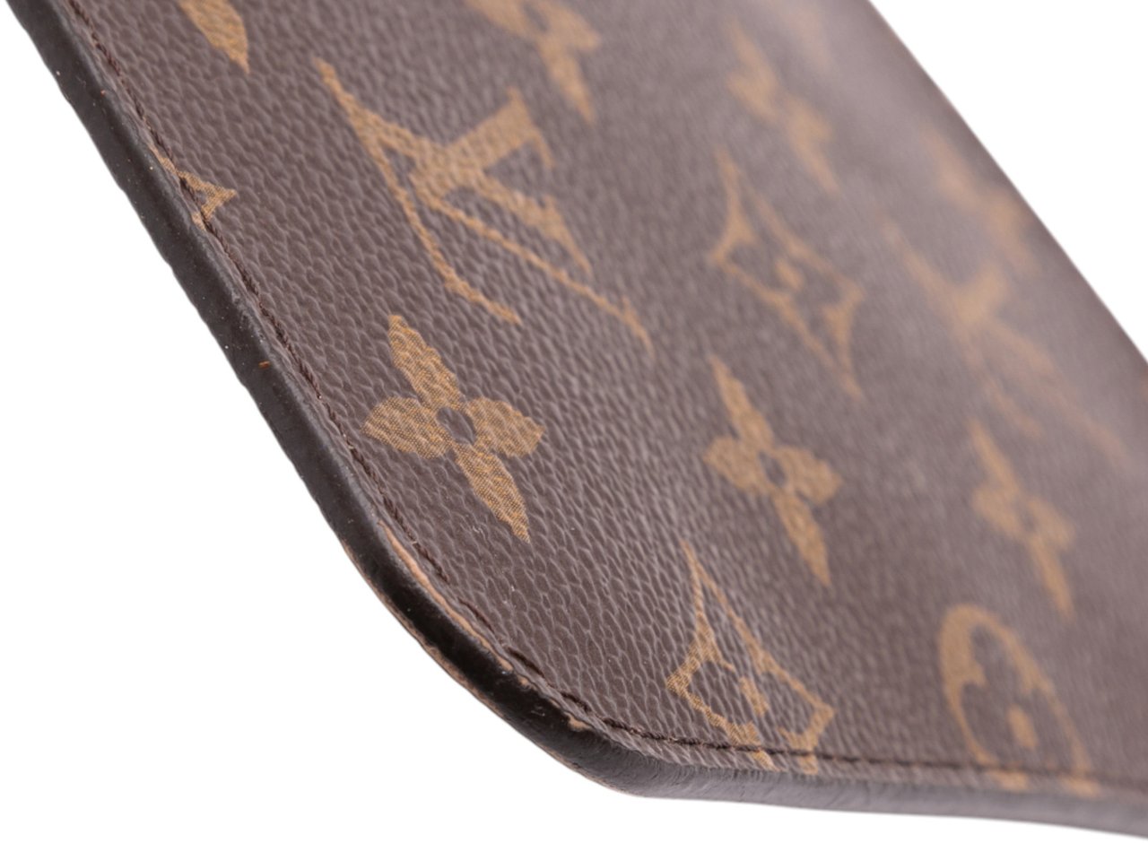 Louis Vuitton Monogram Neverfull Pochette Bruin