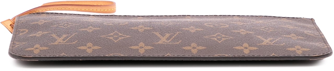 Louis Vuitton Monogram Neverfull Pochette Bruin