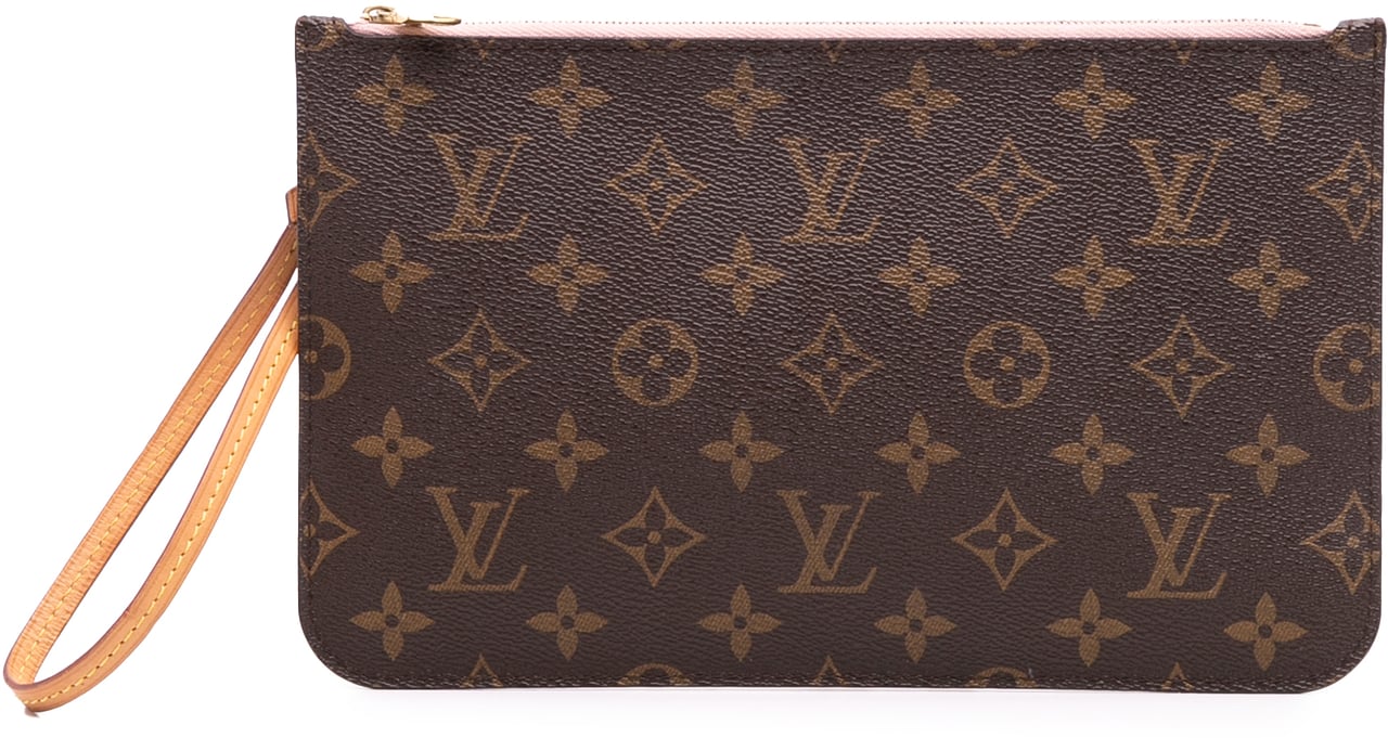 Louis Vuitton Monogram Neverfull Pochette Bruin