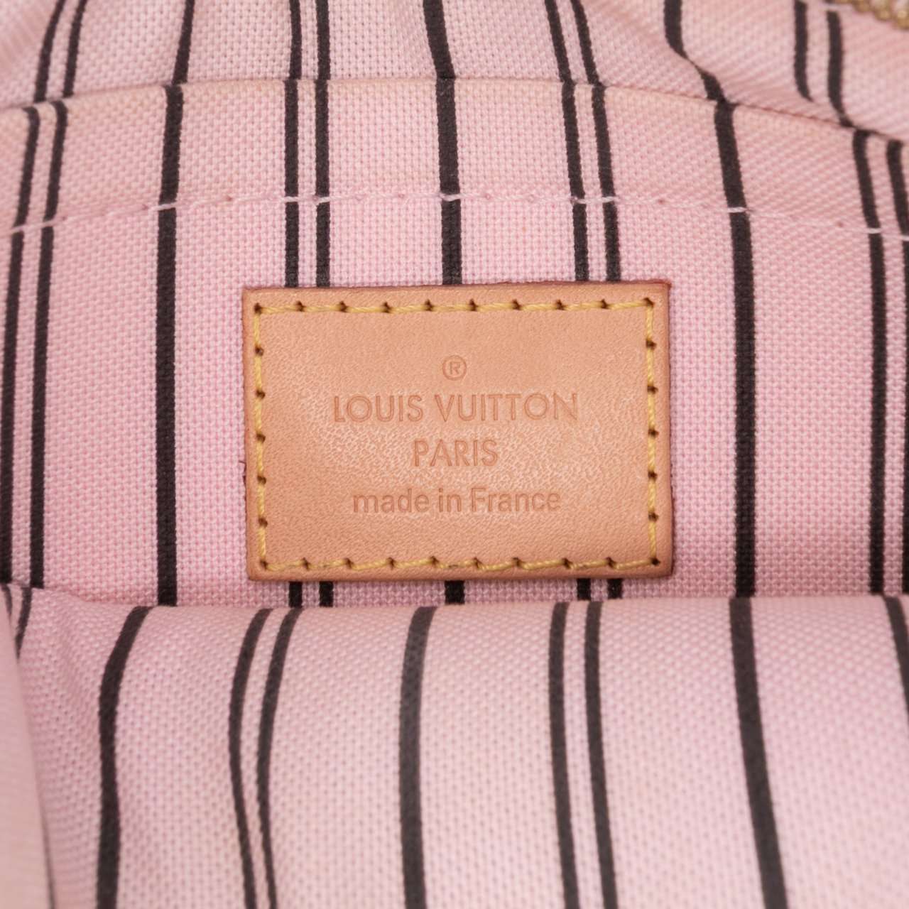 Louis Vuitton Monogram Neverfull Pochette Bruin