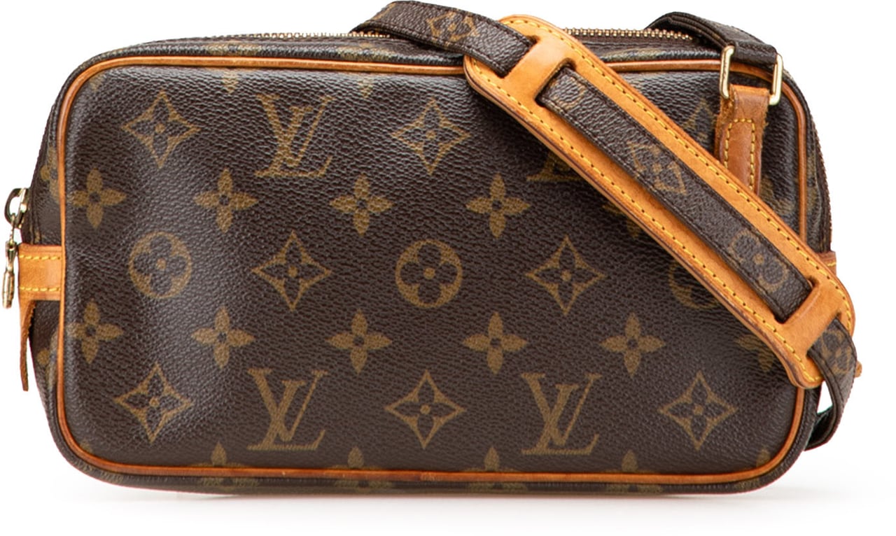 Louis Vuitton Monogram Pochette Marly Bandouliere Bruin