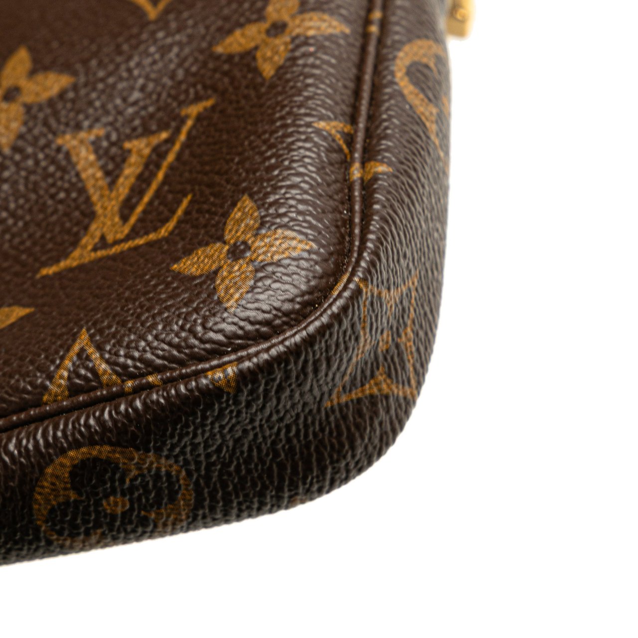 Louis Vuitton Monogram Mini Pochette Accessoires Bruin