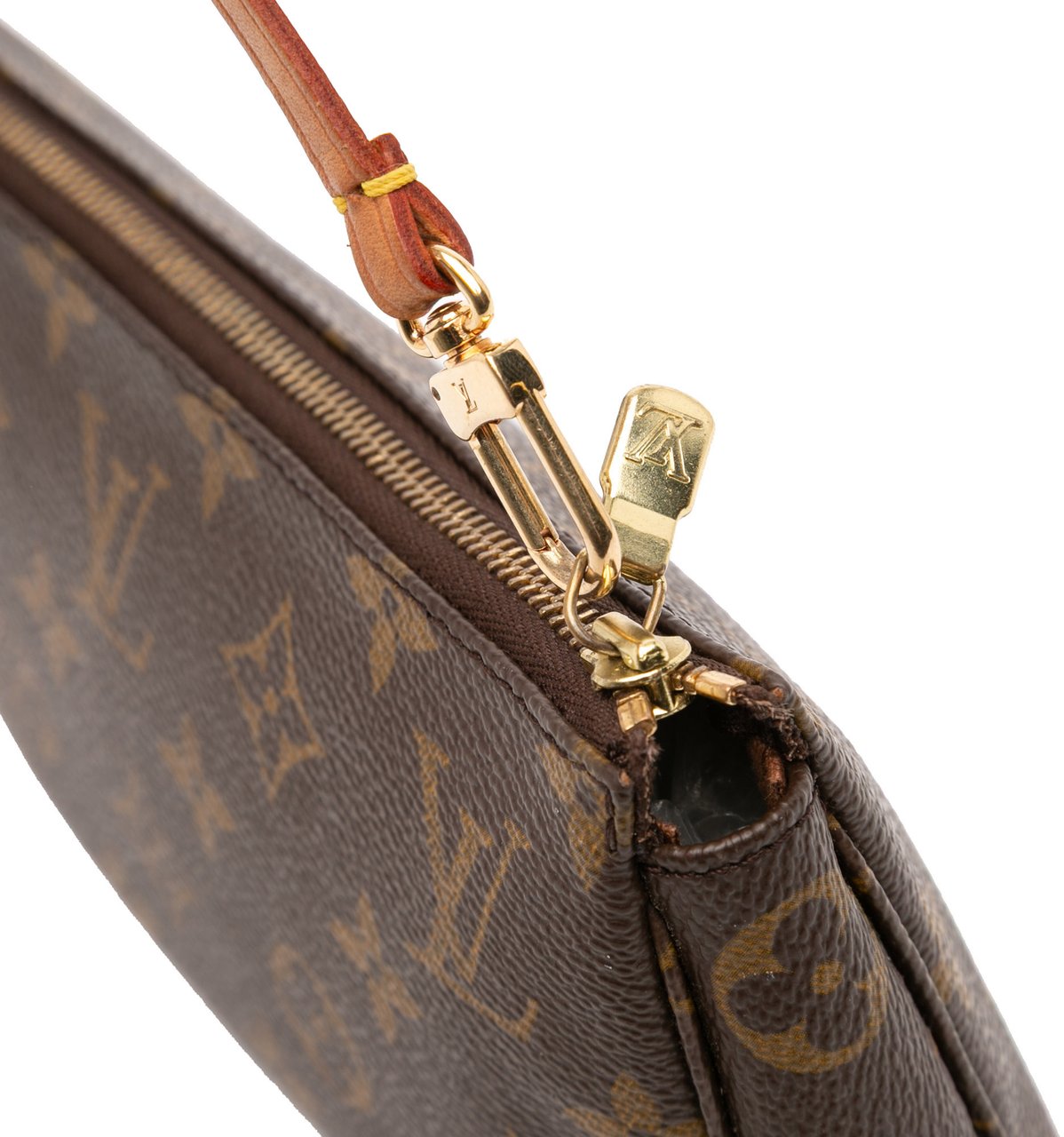 Louis Vuitton Monogram Pochette Accessoires Bruin