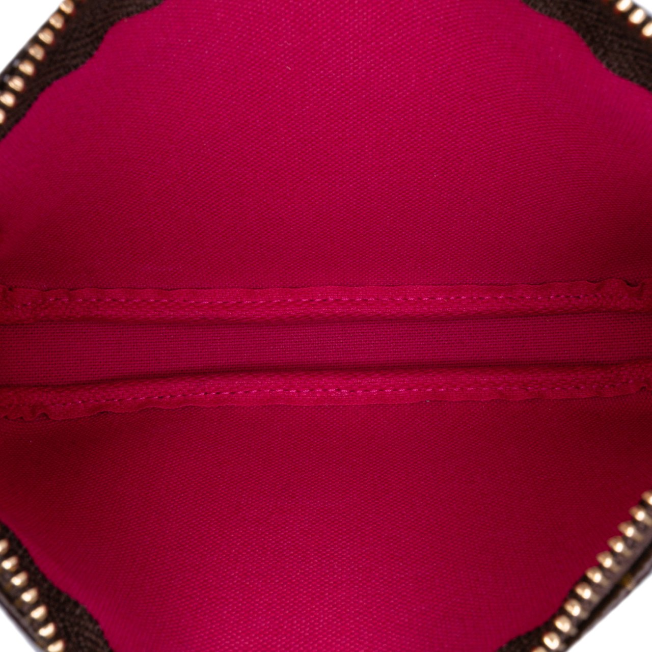 Louis Vuitton Monogram Vivienne Christmas Roller Coaster Mini Pochette Accessoires Bruin