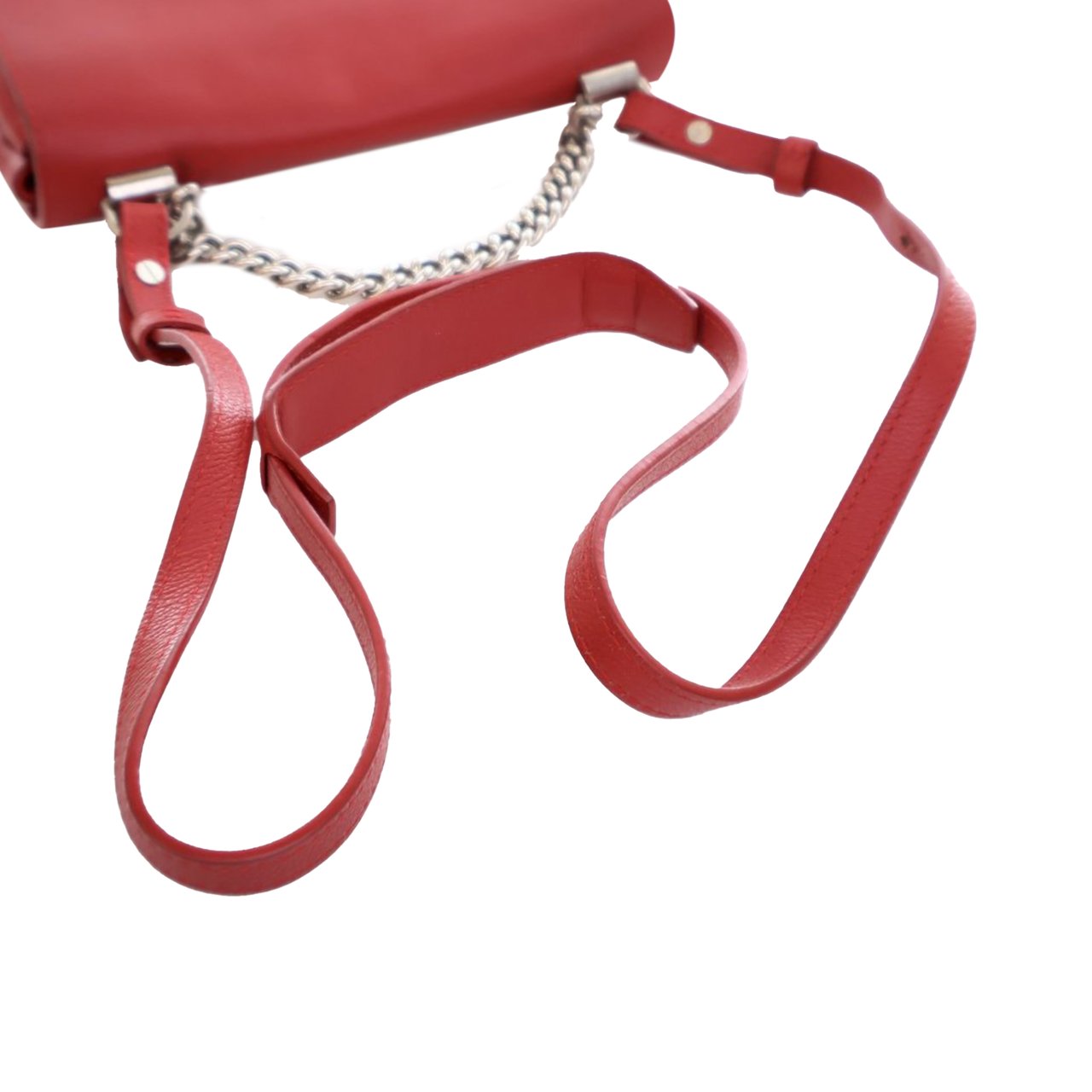 Louis Vuitton Leather Lockme II BB Rood