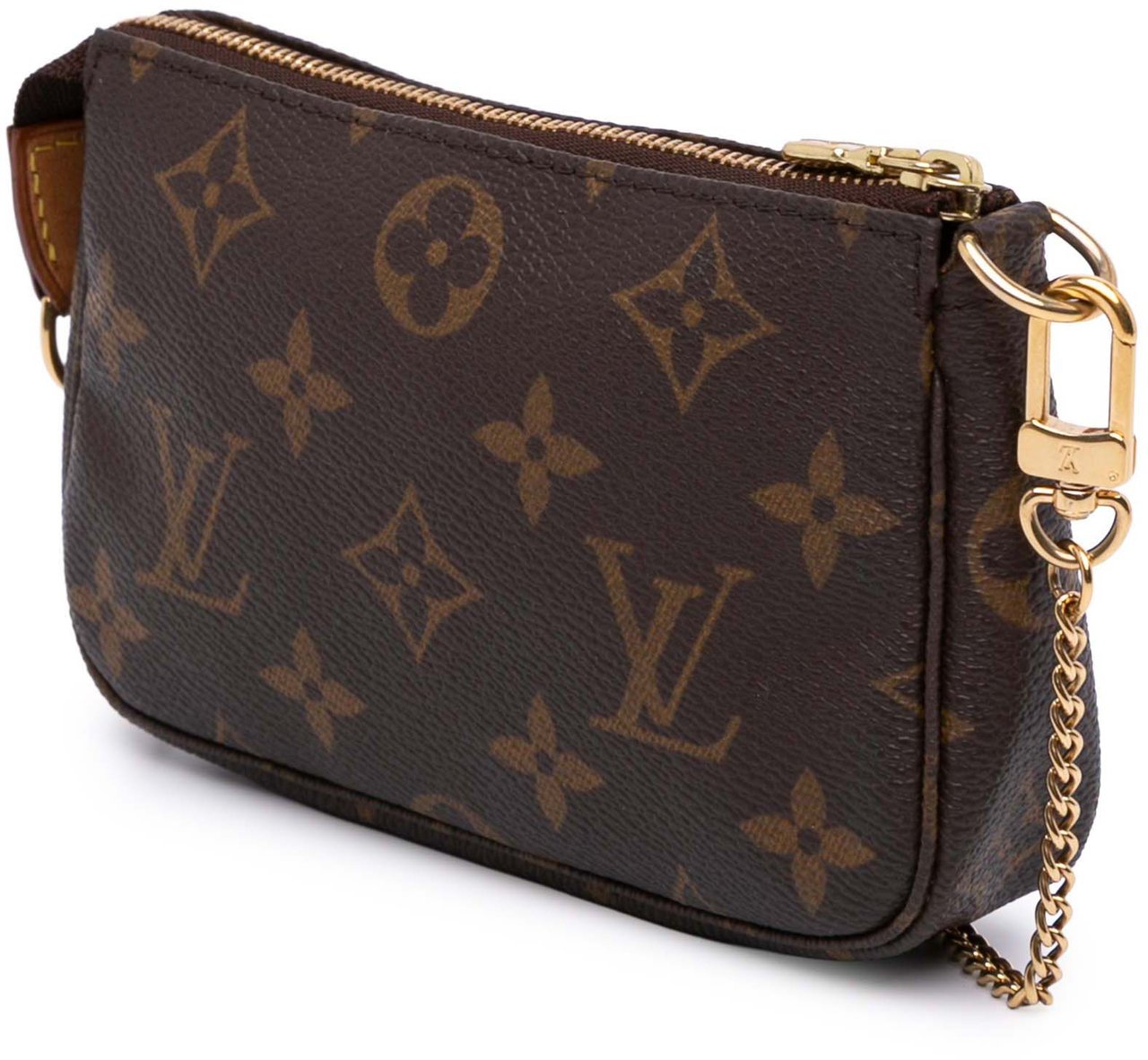 Louis Vuitton Monogram Mini Pochette Accessoires Bruin