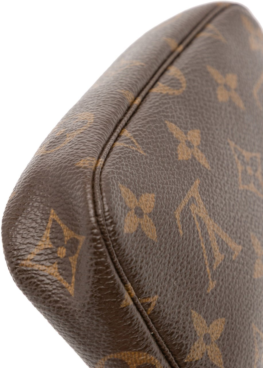 Louis Vuitton Monogram Mini Pochette Accessoires Bruin