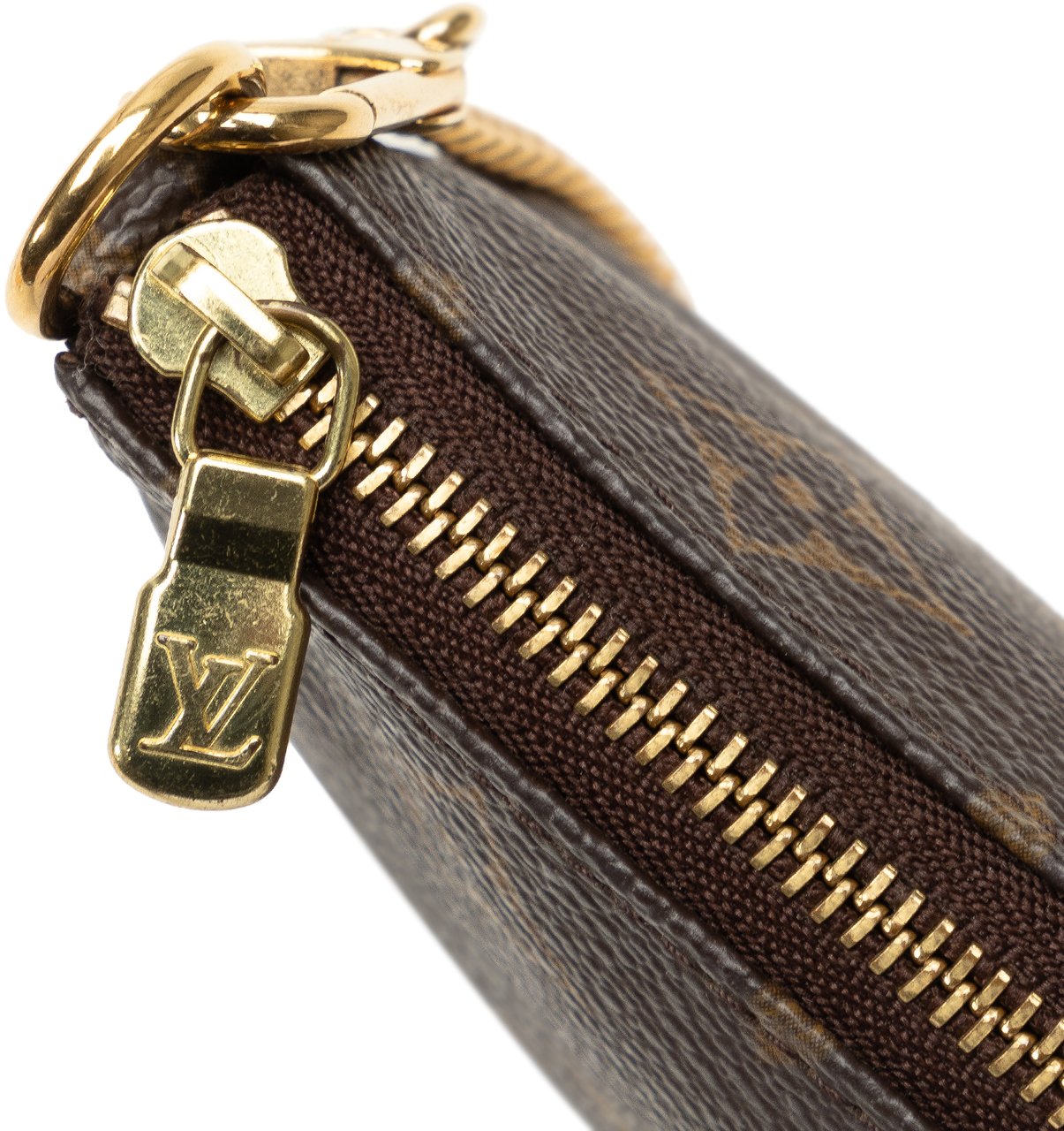 Louis Vuitton Monogram Mini Pochette Accessoires Bruin