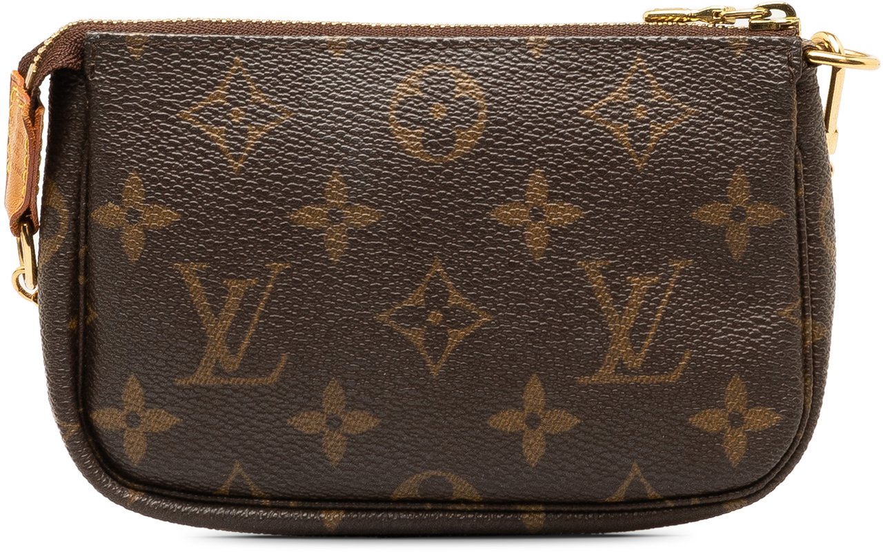Louis Vuitton Monogram Mini Pochette Accessoires Bruin