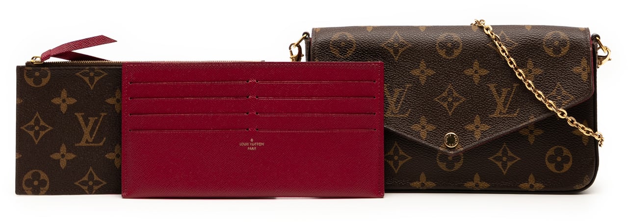 Louis Vuitton Monogram Pochette Felicie Bruin