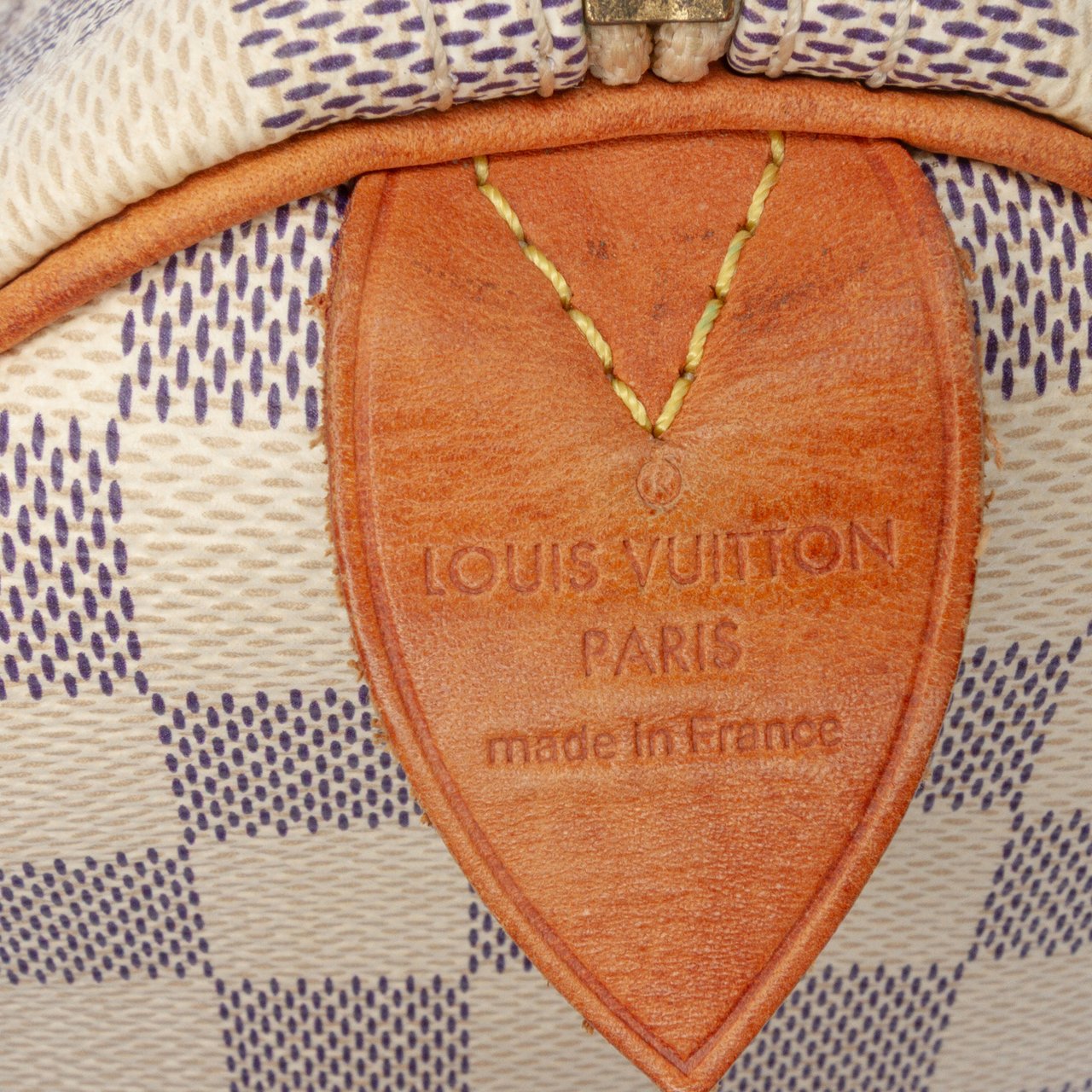 Louis Vuitton Damier Azur Speedy 30 Wit