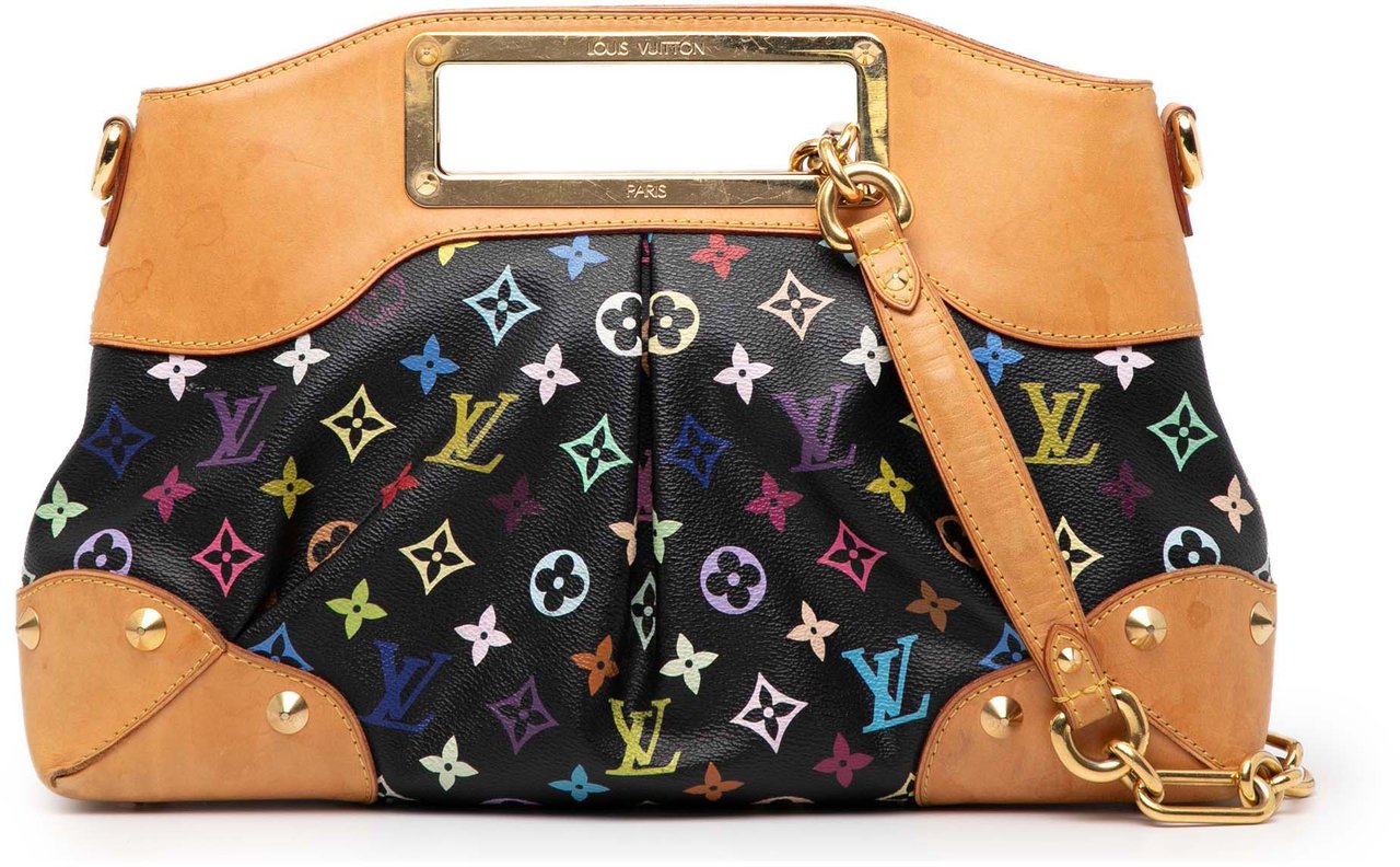 Louis Vuitton Monogram Multicolore Judy MM Zwart