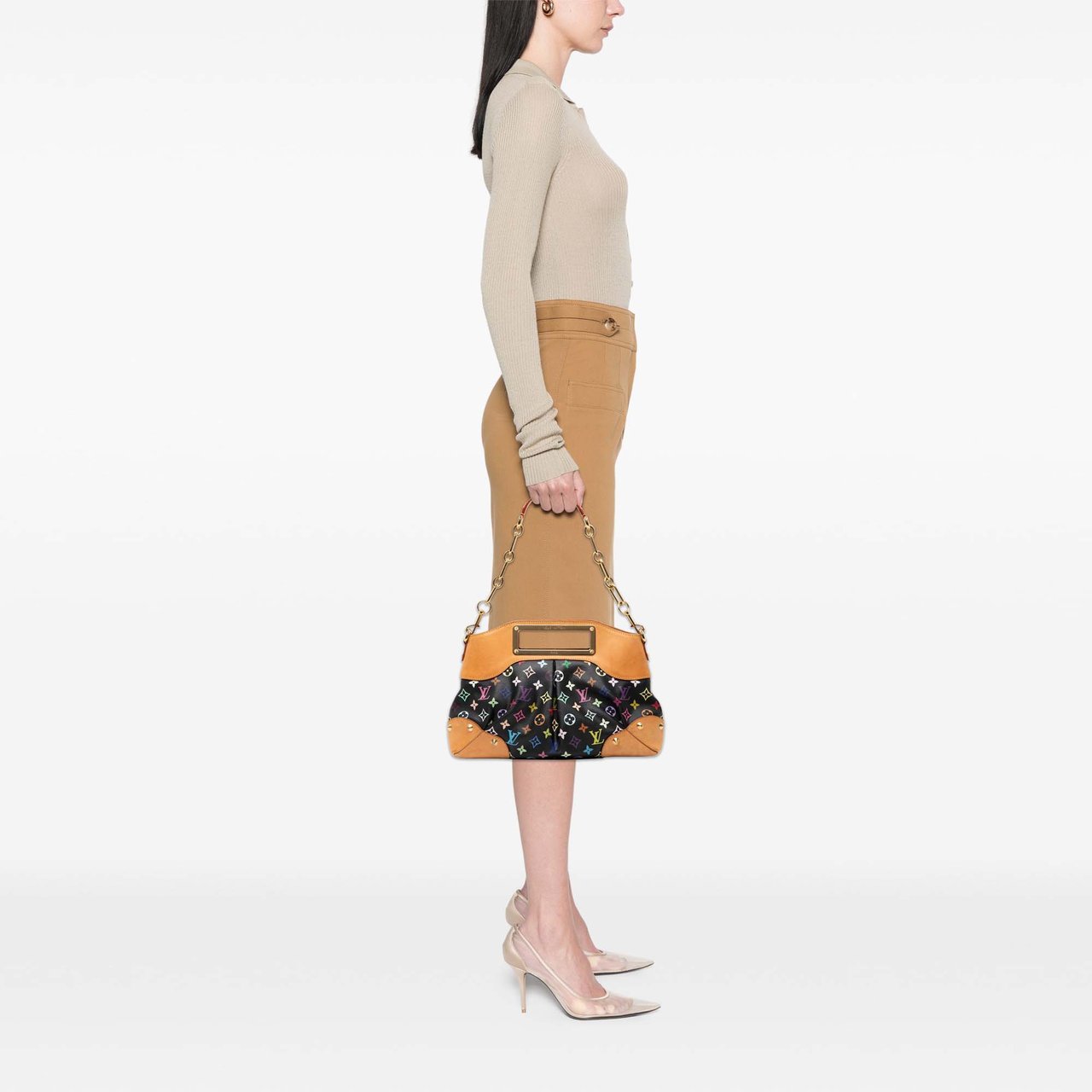 Louis Vuitton Monogram Multicolore Judy MM Zwart