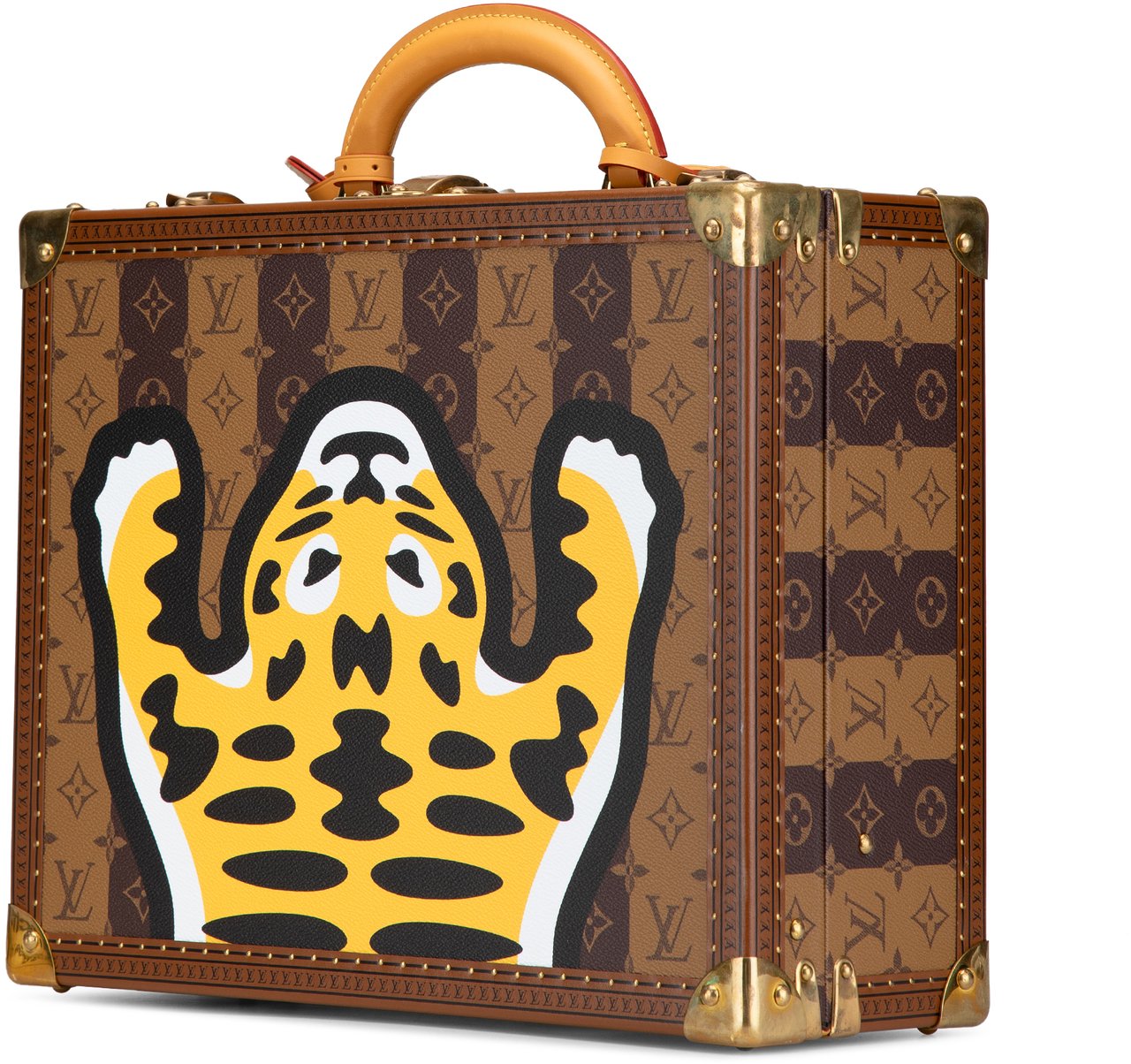 Louis Vuitton Monogram Nigo Cotteville 40 Bruin