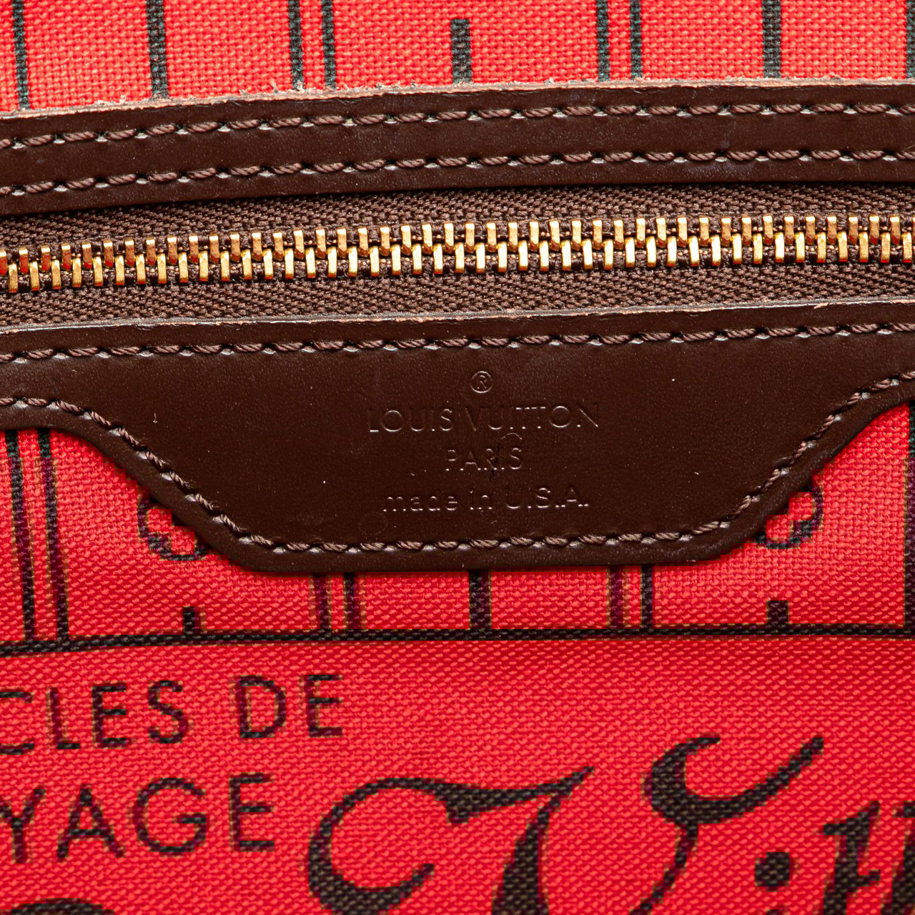Louis Vuitton Damier Ebene Neverfull PM Bruin