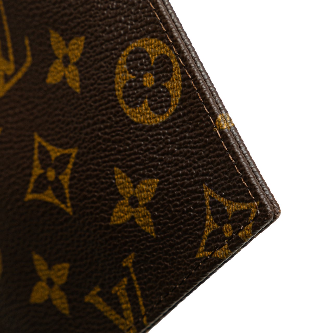 Louis Vuitton Monogram Pochette Secret Passport Holder Bruin