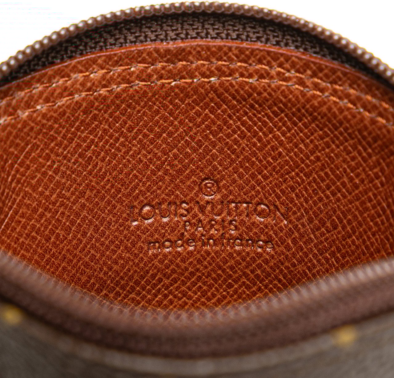 Louis Vuitton Monogram Pochette Secret Passport Holder Bruin