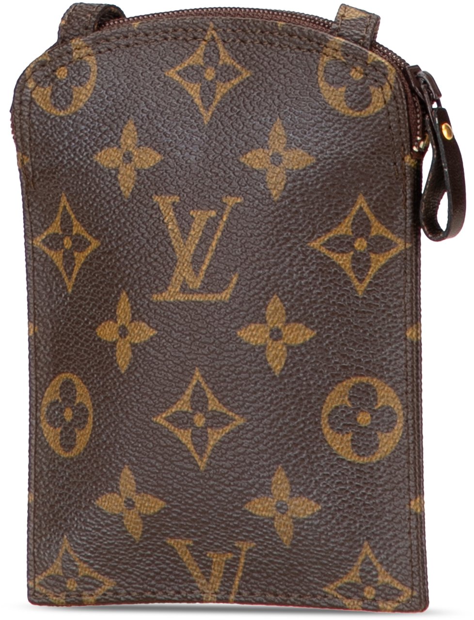 Louis Vuitton Monogram Pochette Secret Passport Holder Bruin
