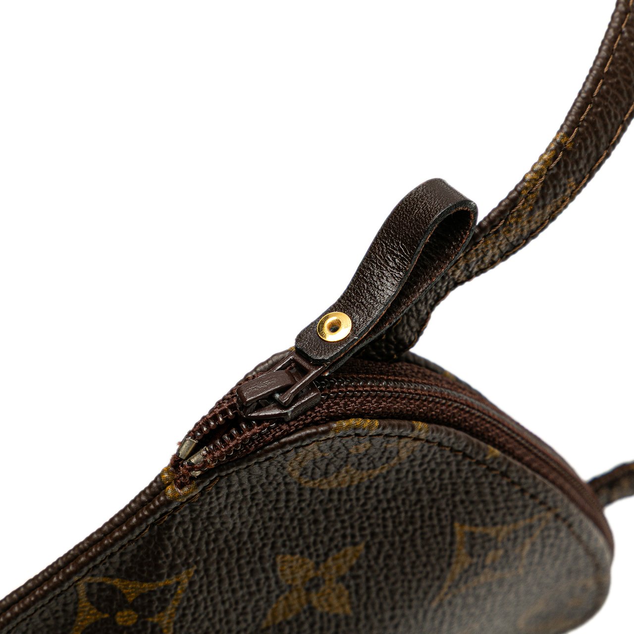 Louis Vuitton Monogram Pochette Secret Passport Holder Bruin