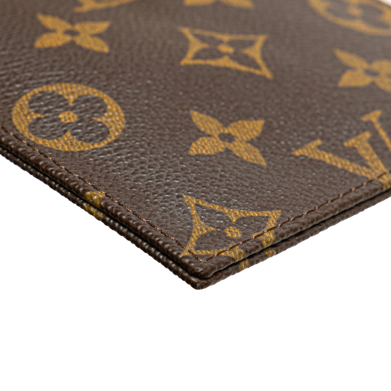 Louis Vuitton Monogram Pochette Secret Passport Holder Bruin