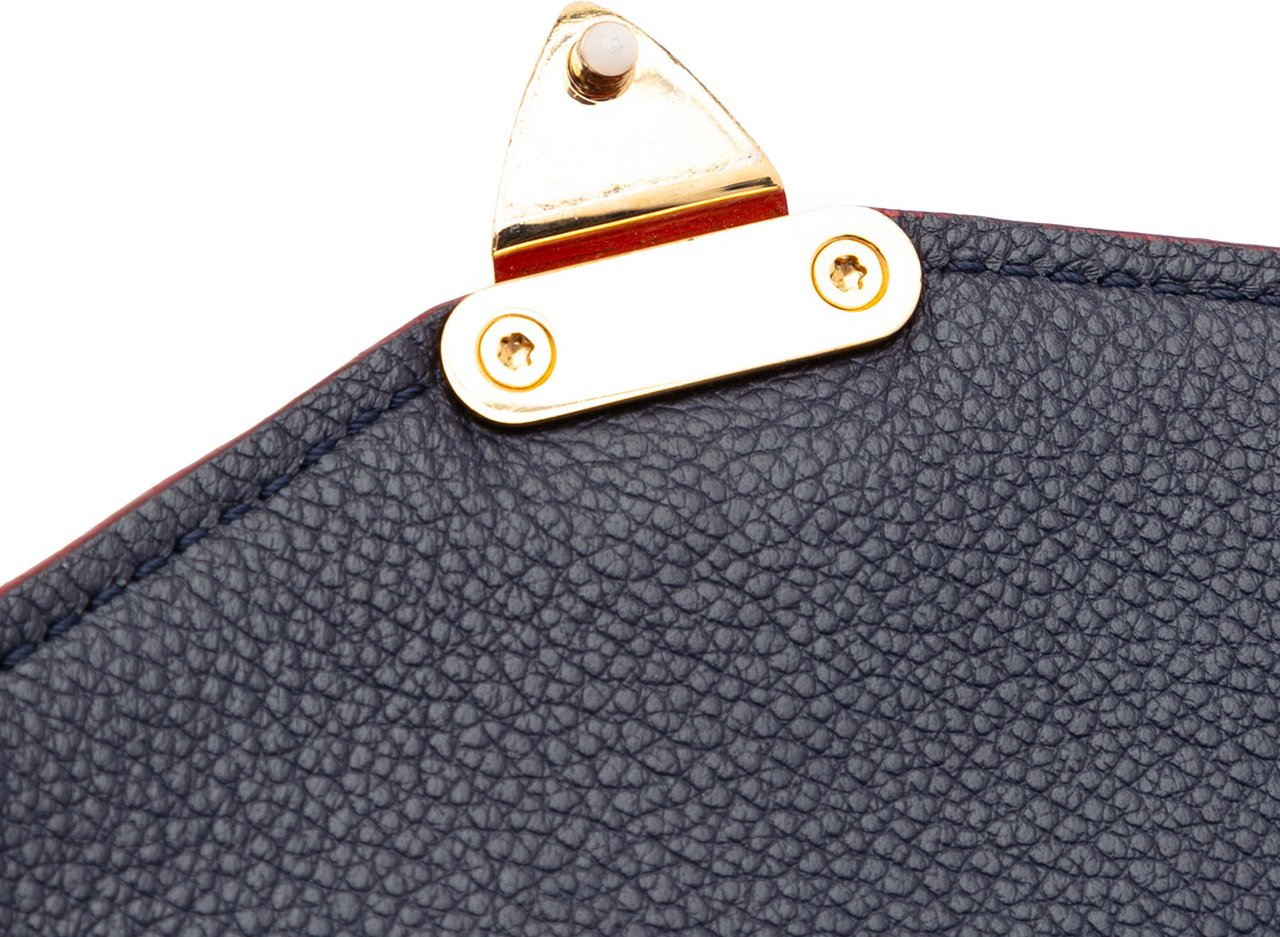 Louis Vuitton Monogram Empreinte Pochette Metis Blauw